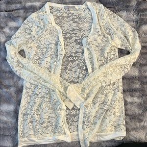 Charlotte Russe All Lace Cardigan
